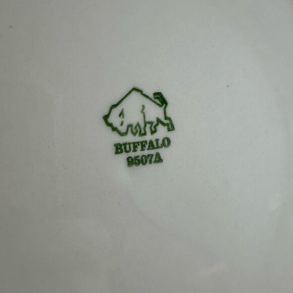 Vintage Dinner Plates Restaurantware by Buffalo Coupe Solid White Set of 4 - Picture 4 of 5